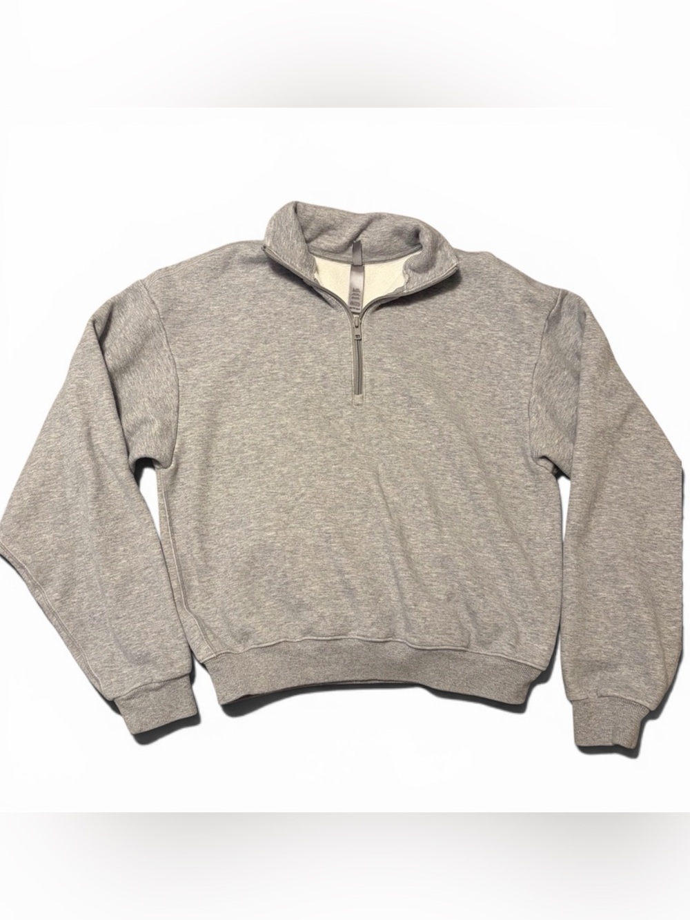 Skims Half Zip Light Gray XS Sweatshirt